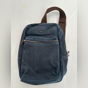 Blue and Brown Unisex KOLO Backpack